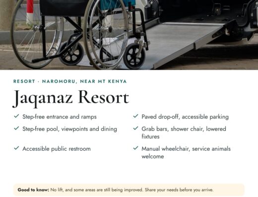 Accessible stays jaqanaz resort naromoru
