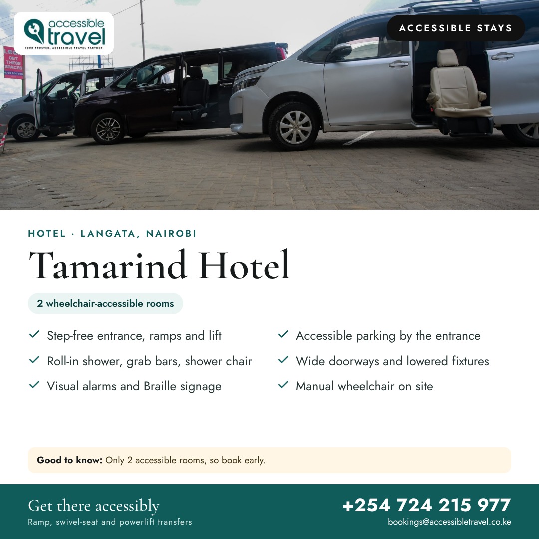 Tamarind Hotel, Langata: accessibility features