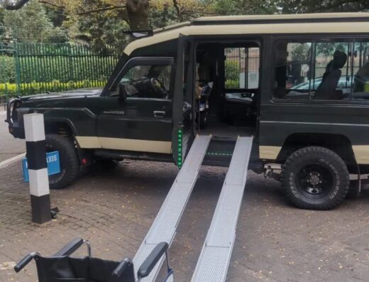 Safari Land Cruiser wheelchair ramp